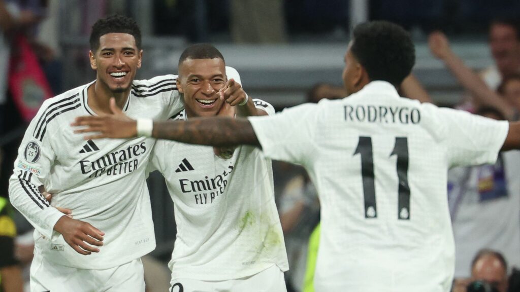 Official line-ups for Real Madrid-Dortmund clash