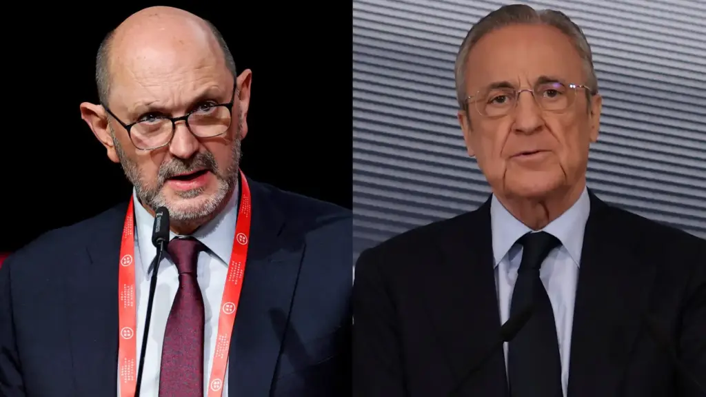 Rafael Louzán, head of the RFEF: "Florentino Pérez told me that the referees…"