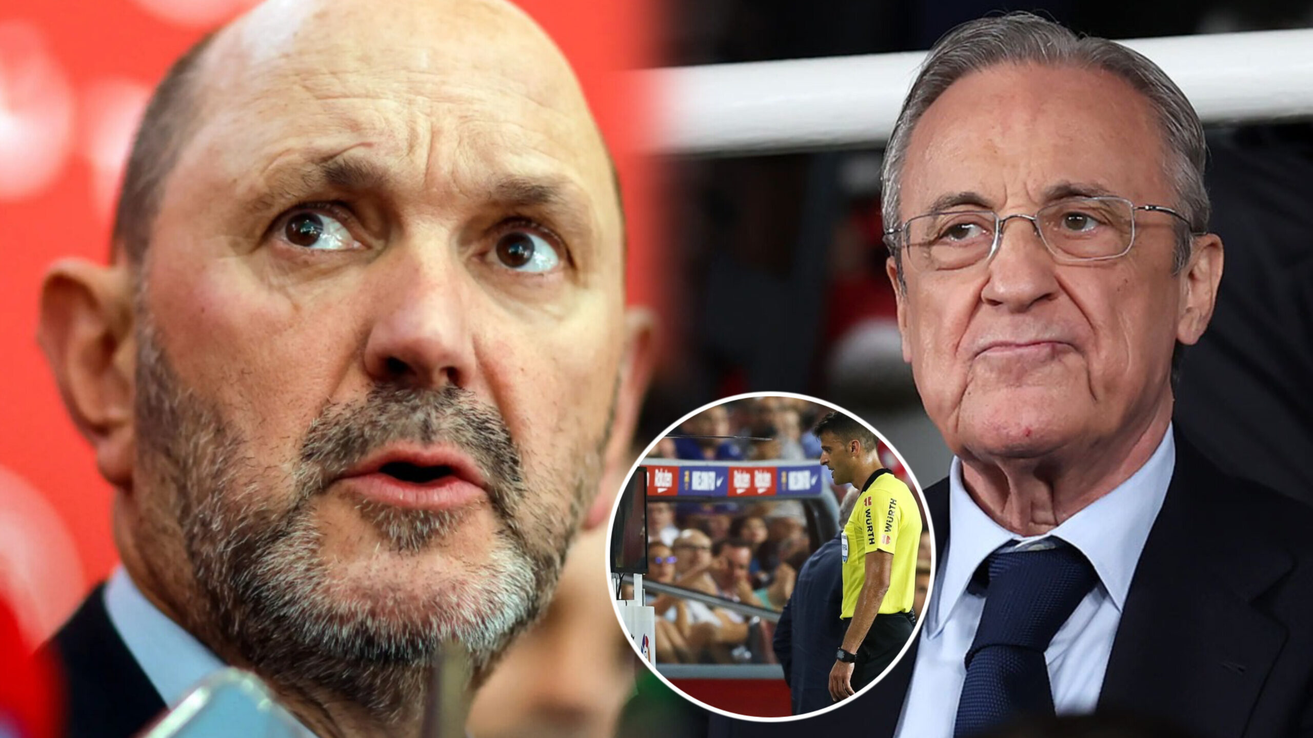 Rafael Louzán, head of the RFEF: “Florentino Pérez told me that the referees…”