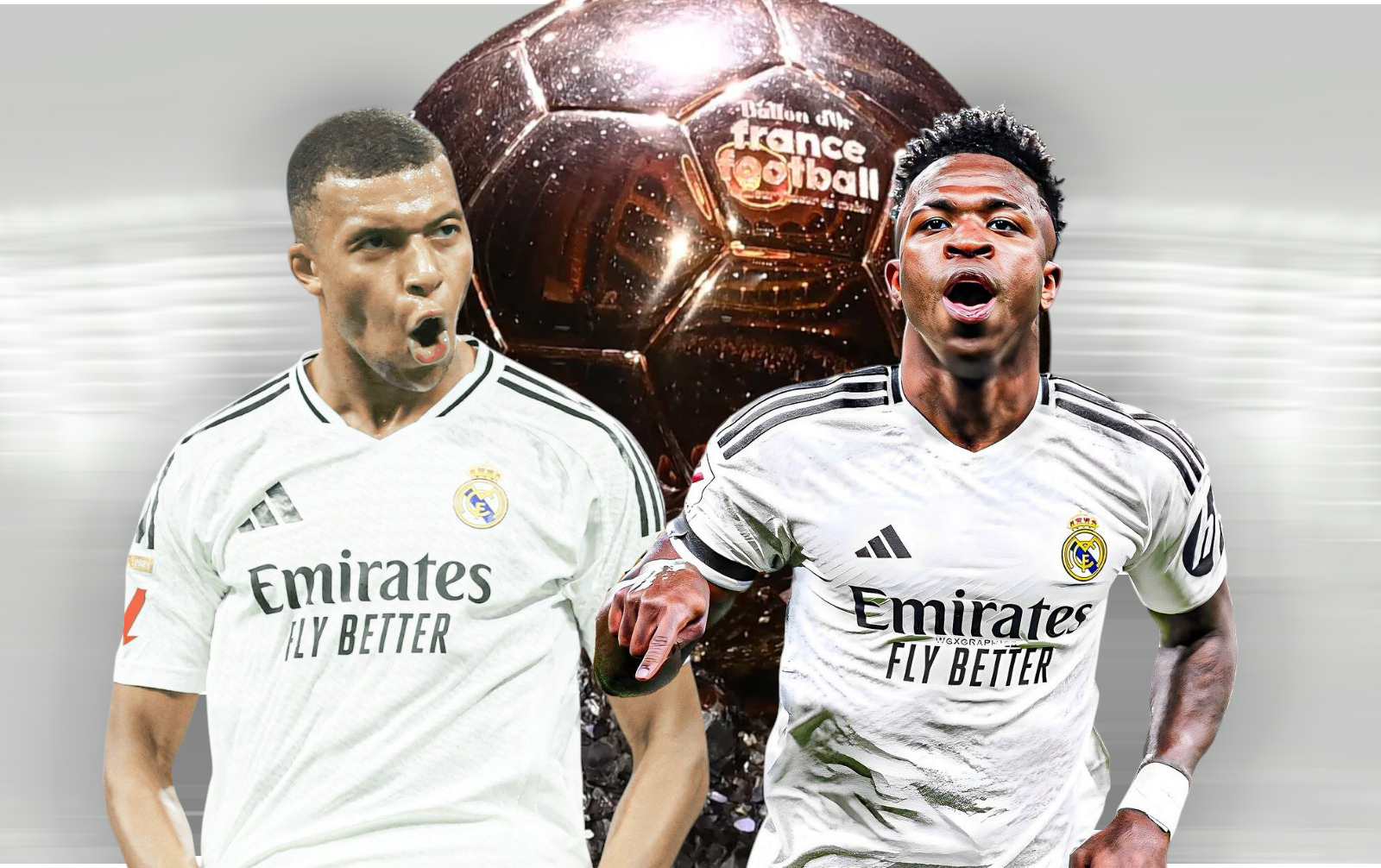 The chances of Kylian Mbappé and Vinícius winning the Ballon d'Or 2025
