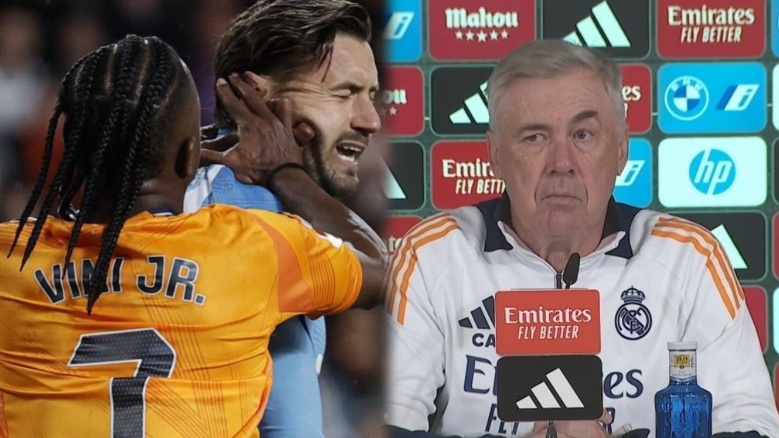 48 hours after Vinicius sent off, Ancelotti blurts out: “He’s …”