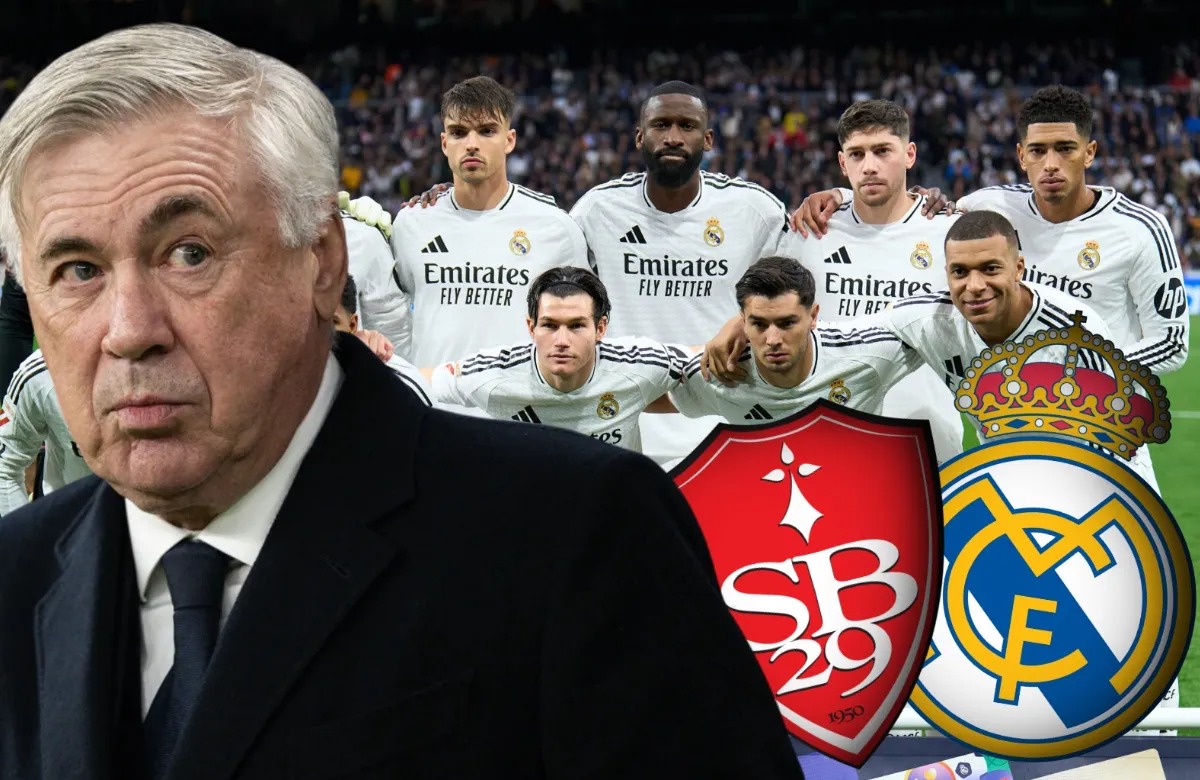 Brest – Real Madrid: Ancelotti’s official line-up, Asencio on the bench!