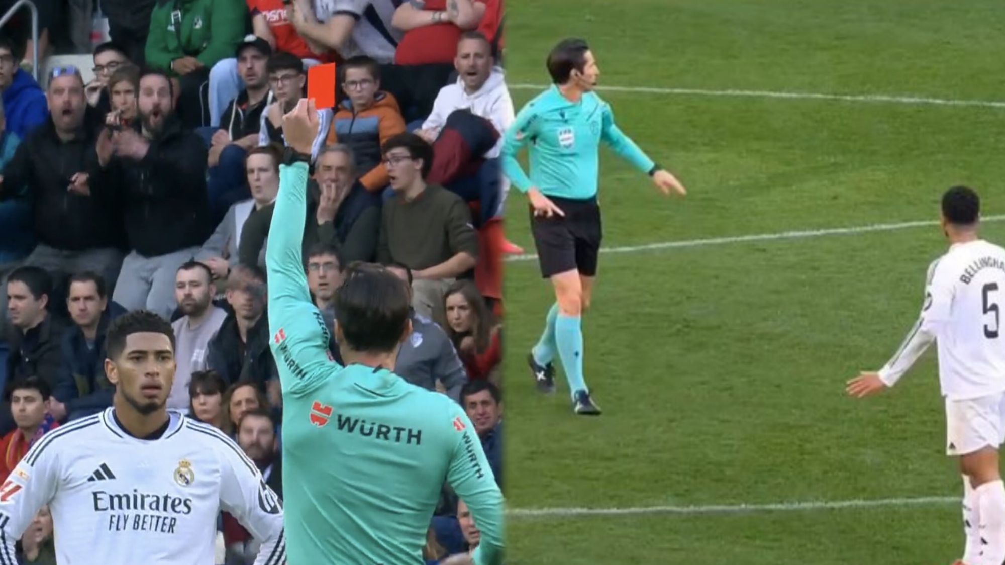 Bellingham excluded: Here’s the sentence that cost him his red card!