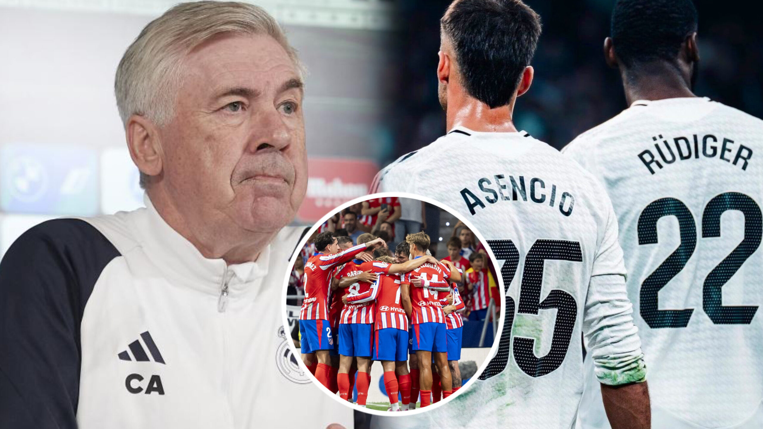 Carlo Ancelotti’s strict instruction to Raúl Asensio and Rüdiger for Atlético