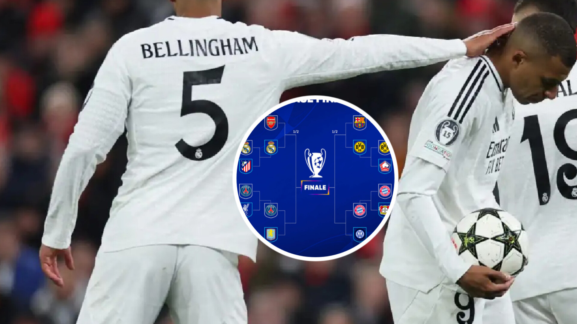 Champions League: Real Madrid excluded from the Top 4 favourites for the title