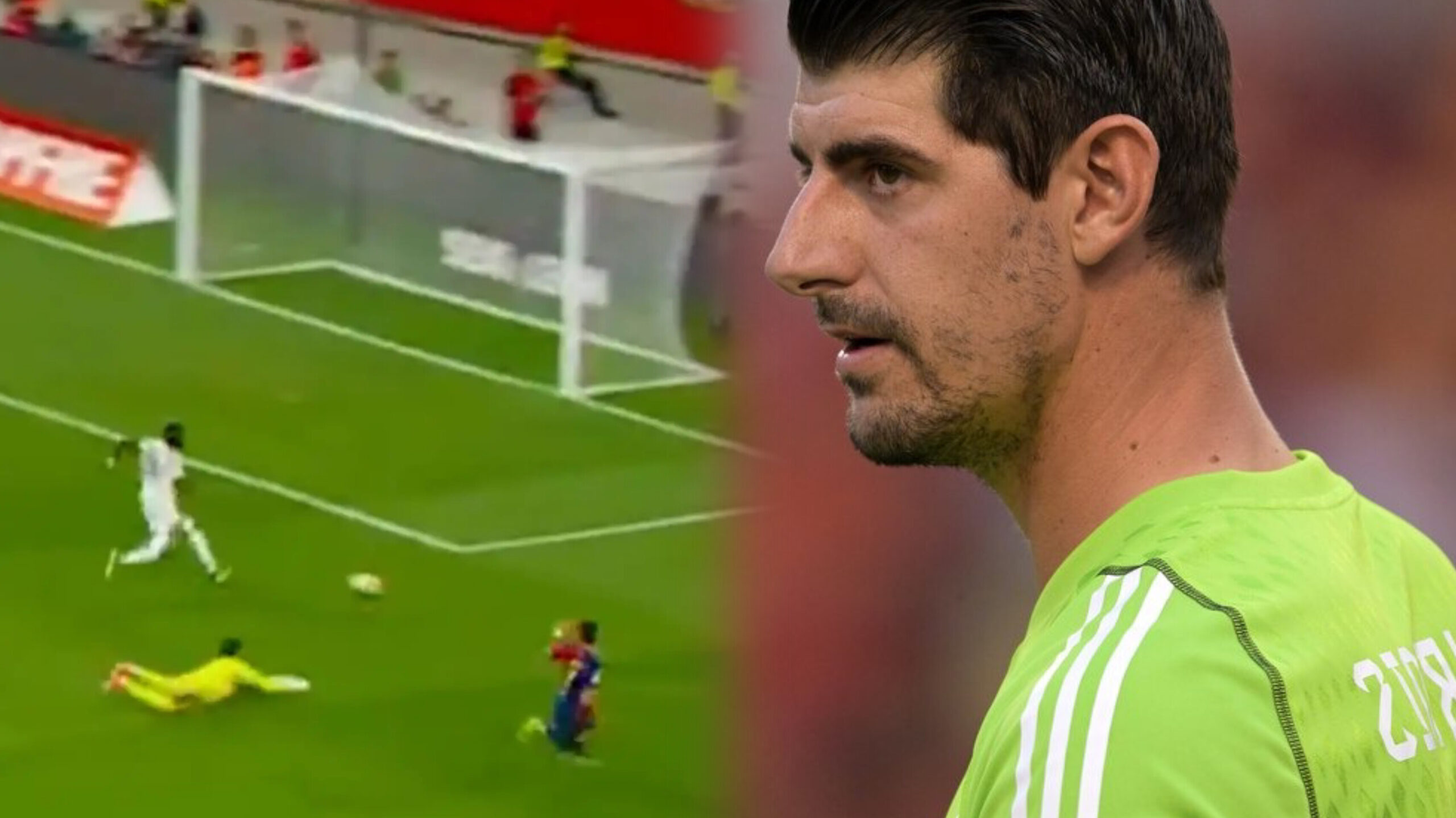 Thibaut Courtois analyses his mistake in the Copa del Rey: he reveals the real culprit!