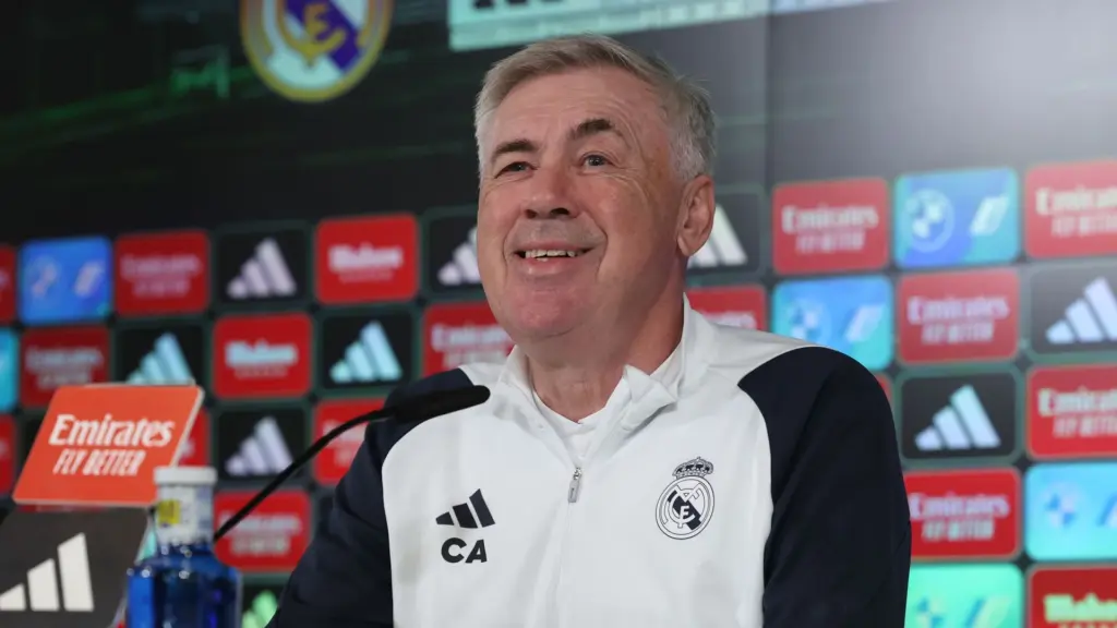 The good news from Carlo Ancelotti after the 3–0 win against Arsenal: “He is available…”