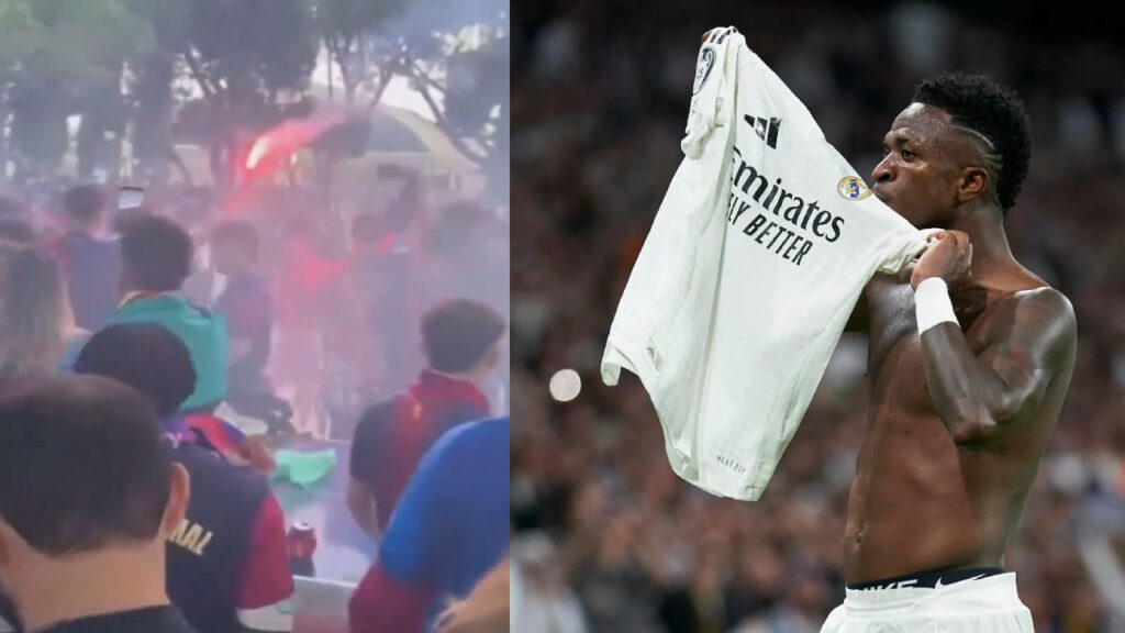 VIDÉO : L'action scandaleuse des Catalans envers Vinicius Junior avant le Clasico