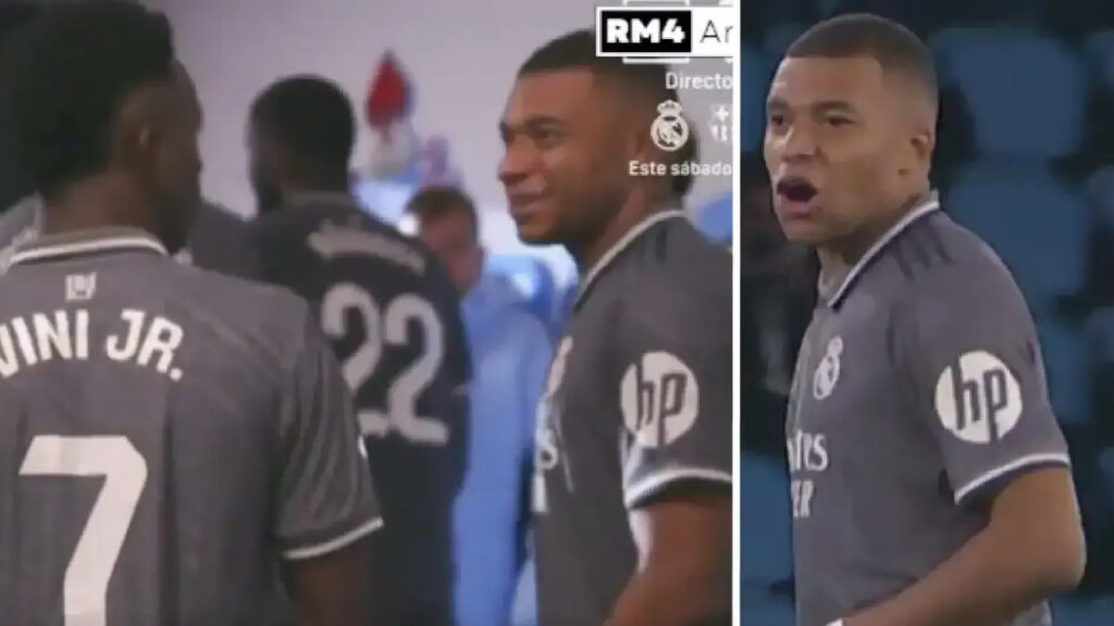 Ce qu'a dit Mbappé à Vinicius Junior contre le Celta Vigo fuite, la vidéo cartonne !