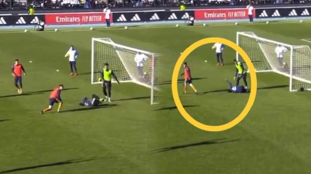 Le tacle assassin de Raul Asensio devant Ancelotti à l'entraînement, la vidéo fait débat!