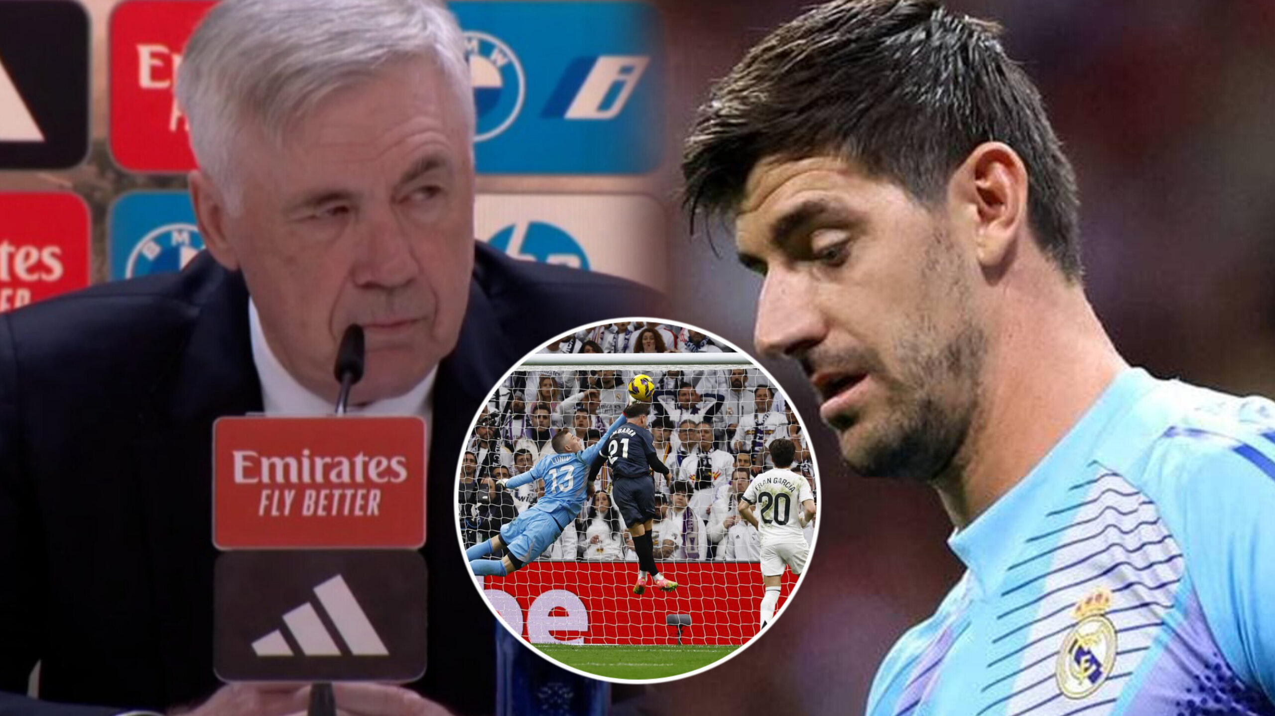 Après Rayo, Carlo Ancelotti lâche la vérité sur Courtois : ça tombe 3 jours avant l’Atlético