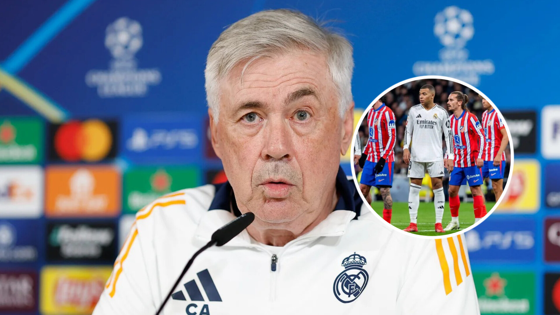 Carlo Ancelotti cash avant l’Atletico Madrid : « Les penaltys? Nous ne… »