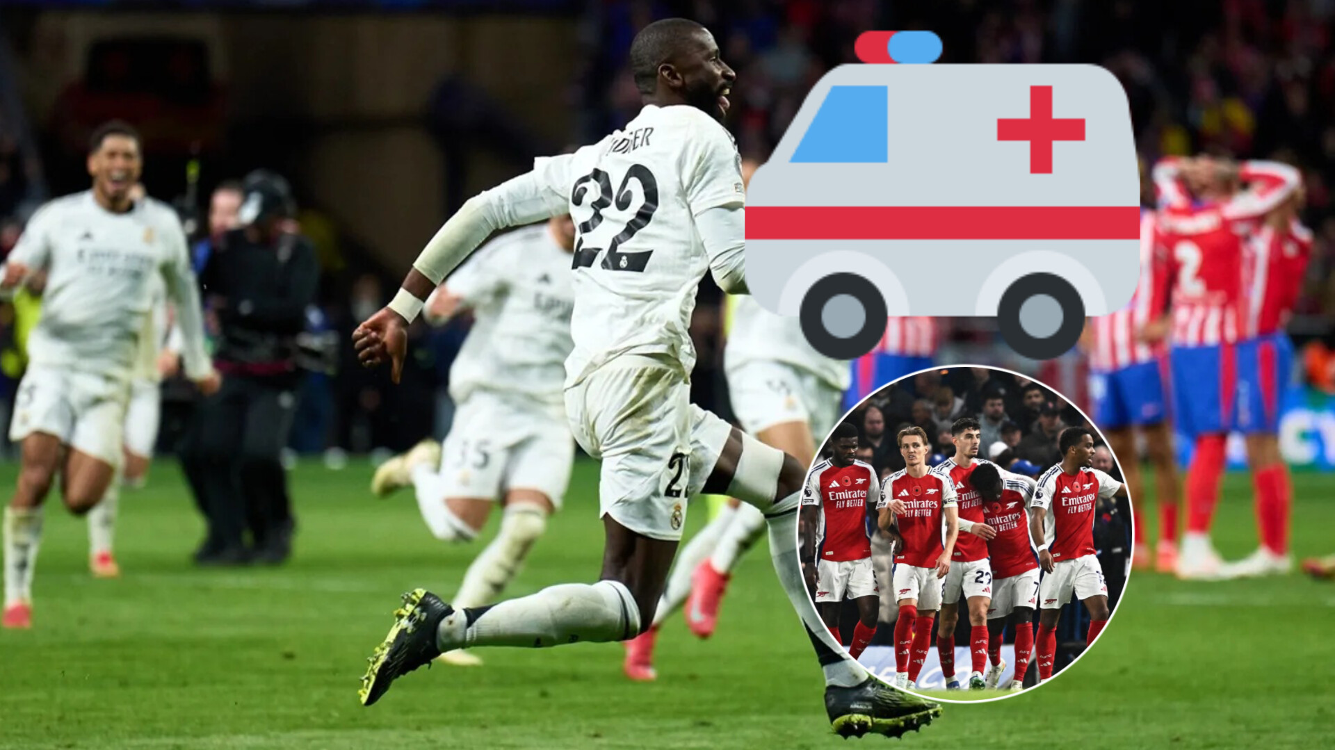 Blessure à l'épaule et forfait contre Arsenal pour le talisman de Carlo Ancelotti