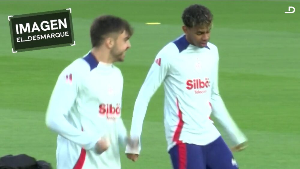 Après un duel Raúl Asencio - Pedri à l'entraînement, Lamine Yamal balance sur le Madrilène