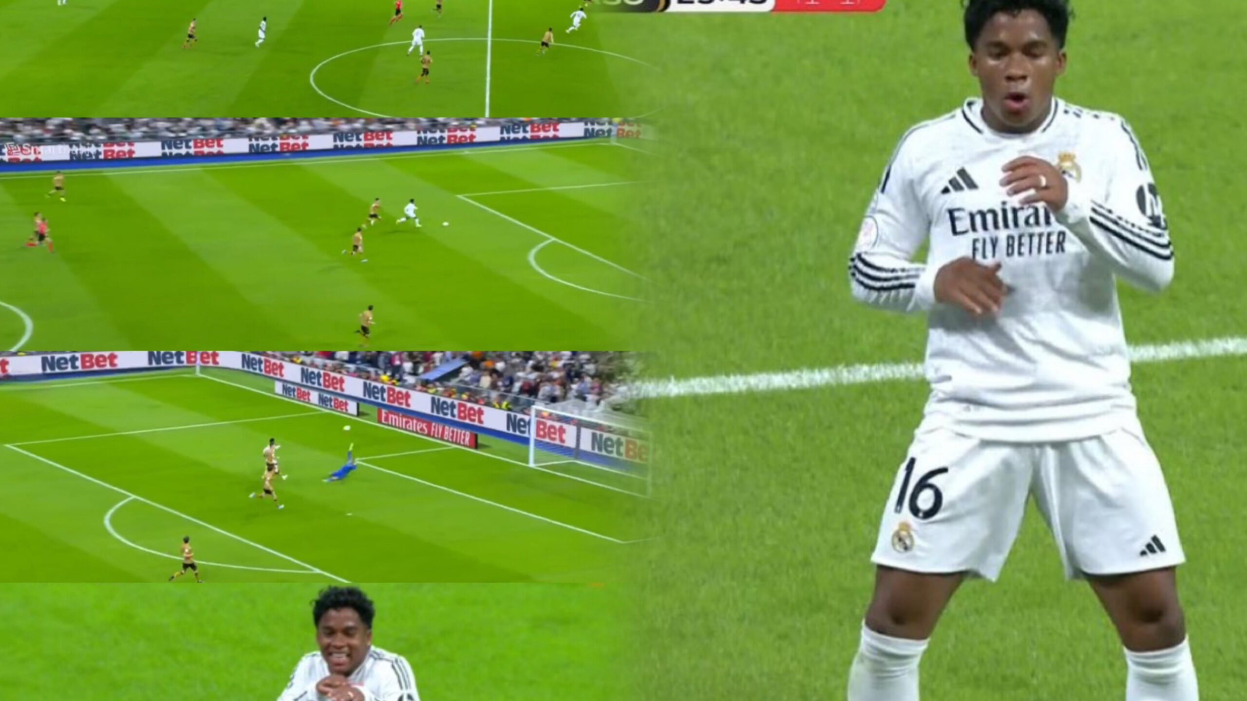 VIDEO : Le joli but d’Endrick contre la Real Sociedad en Copa, le lob est pur !