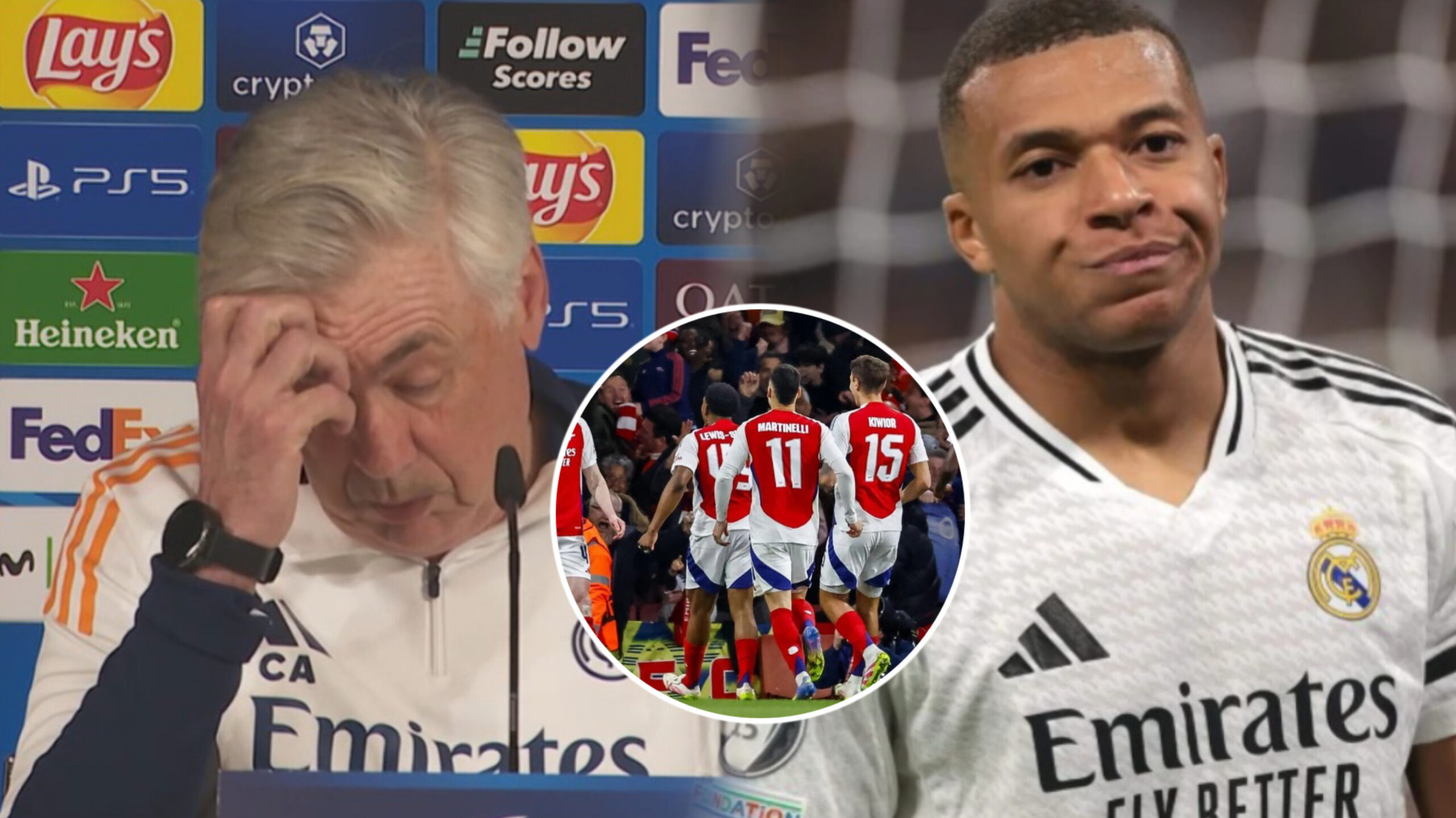 L’annonce inattendue de Carlo Ancelotti sur Mbappé avant Arsenal : « Il est touché »