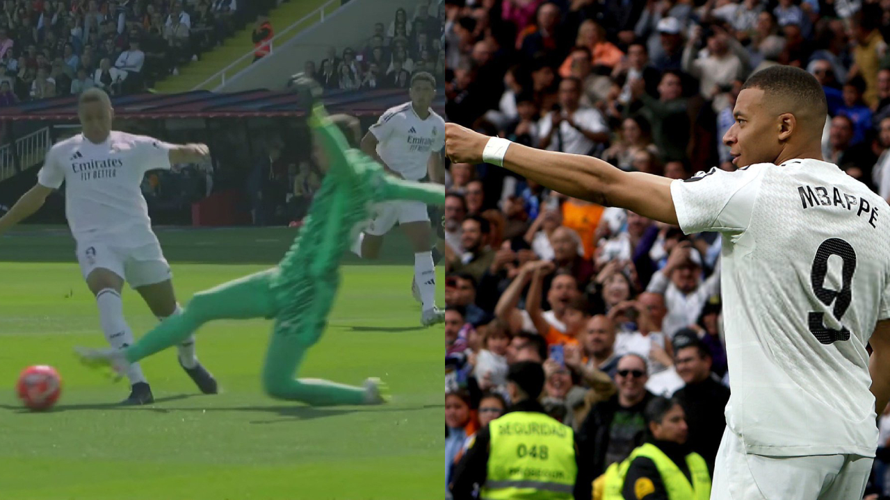 Vidéo : Kylian Mbappé ouvre le score contre le Barça à Montjuïc